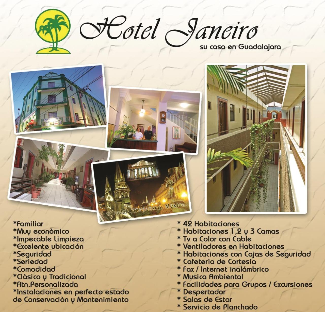 Hotel Janeiro Guadalajara Zewnętrze zdjęcie